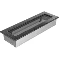 Kratki wentylacyjne - Parkanex kominkowa czarno-srebrna 11x32 wentylacyjna - miniaturka - grafika 1