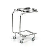 Wyposażenie miejsc publicznych - Stojak na worki na śmieci do stołu do mycia ze stali nierdzewnej - miniaturka - grafika 1