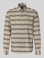 Koszule męskie - Koszula casualowa o kroju regular fit z czystej bawełny model ‘LIAM’ - miniaturka - grafika 1