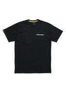 Koszulki sportowe męskie - MANTO T-shirt Copacabana Basic Czarny - miniaturka - grafika 1