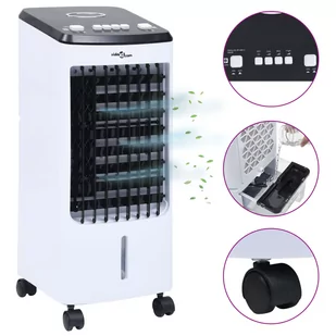 VidaXL 2-w-1 przenośny klimatyzer z nawilżaczem 80 W 51466 - Klimatory - miniaturka - grafika 1