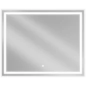 Lustra - Mexen Miko lustro łazienkowe podświetlane 100 x 80 cm, LED 6000K, antypara - miniaturka - grafika 1