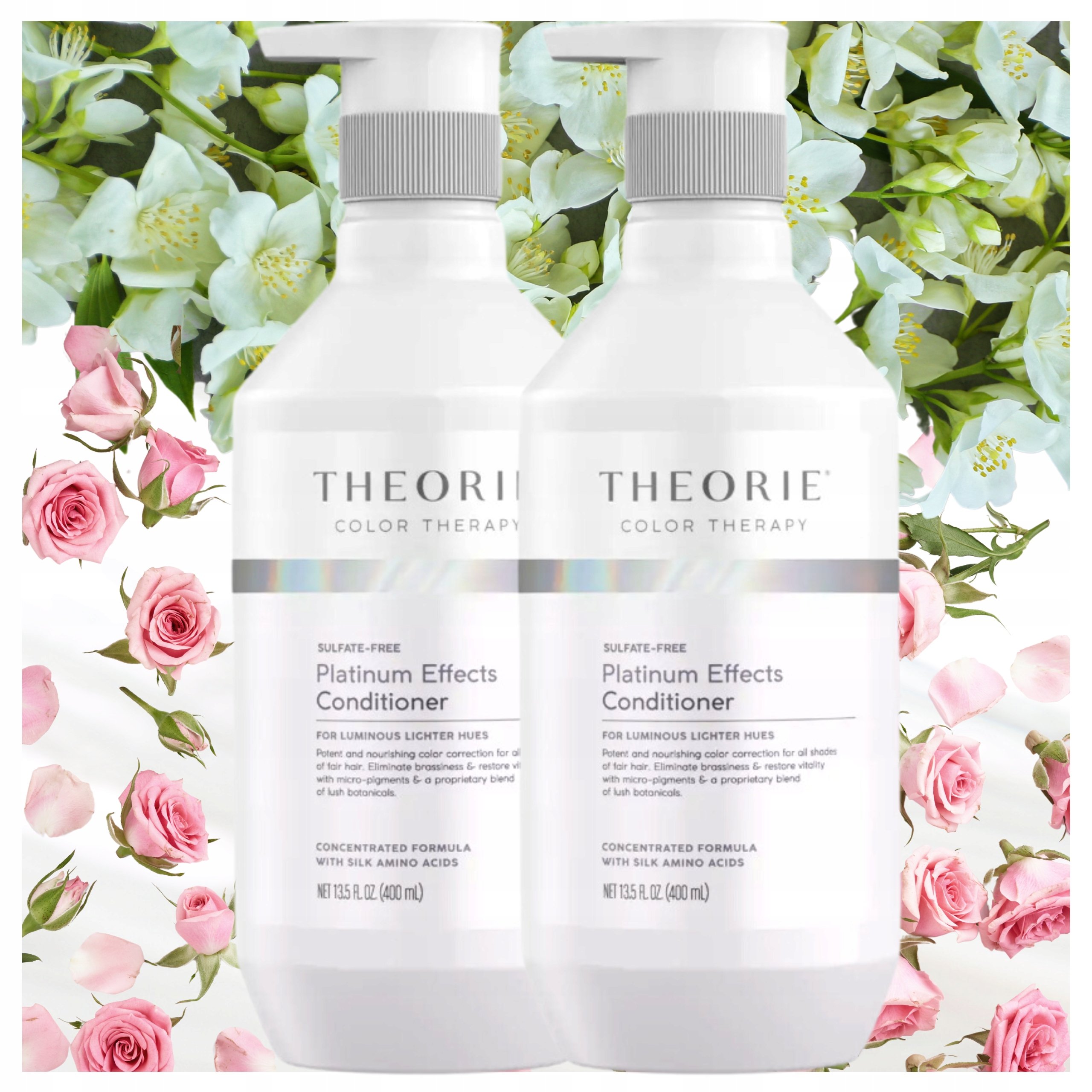 Odżywka Do Włosów Neutralizująca Theorie Platinium Platynowa 2x 400 ml