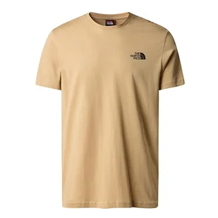 Koszulka The North Face Simple Dome 0A2TX5LK51 - beżowa - Koszulki sportowe męskie - miniaturka - grafika 1