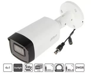 Kamera tubowa 4w1 Dahua HAC-HFW1500TH-I8-0360B-S 5MPx Starlight IR80 - Kamery do monitoringu - miniaturka - grafika 2
