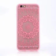 Etui i futerały do telefonów - Etui na telefon komórkowy Mandala do Samsung Galaxy S7 Edge Design Etui ochronne Motyw Okrąg Pokrowiec Torba Bumper Różowy - miniaturka - grafika 1