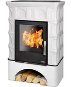 Piece wolnostojące - ABX Piec kaflowy Britania cokół biały - Perłowy - miniaturka - grafika 1