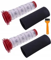Filtry do odkurzaczy - 4x FILTR zestawy do BOSCH ATHLET 00754176 00754175 + SZCZOTKA SUPER JAKOŚĆ - miniaturka - grafika 1