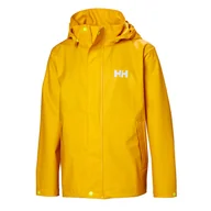 Kurtki i płaszcze dla chłopców - Helly Hansen Moss, kurtka przeciwdeszczowa, junior, żółta - miniaturka - grafika 1