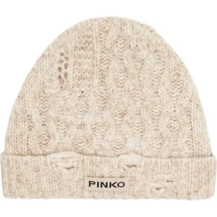 Pinko Wełniana czapka - Czapki damskie - miniaturka - grafika 1
