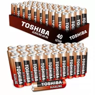 Baterie i akcesoria - Zestaw 20 x Baterie Alkaliczne TOSHIBA RED ALKALINE LR6 AA 1,5V FOLIA 2szt - miniaturka - grafika 1