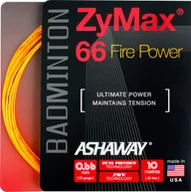 Tenis ziemny - Naciąg rakiety do badmintona Ashaway  ZyMax 66 Fire Power Orange - miniaturka - grafika 1