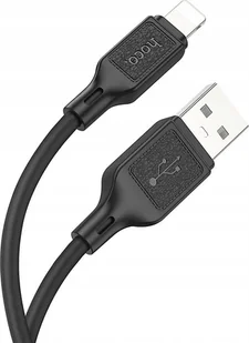 HOCO kabel USB A do Lightning 2,4A X90 1 m czarny - Kable USB - miniaturka - grafika 1