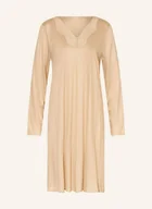 Bielizna nocna - Hanro Koszula Nocna Lilith beige - miniaturka - grafika 1