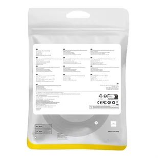 Kabel sieciowy w oplocie kat. 8 Baseus Ethernet RJ45, 40Gbps, 2m (czarny) - Kable miedziane - miniaturka - grafika 9