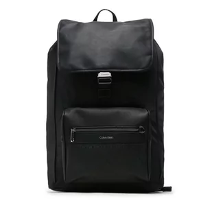 Plecak Calvin Klein Ck Elevated Flap Bp W/Pckt K50K510580 01N - Torby na laptopy - miniaturka - grafika 1