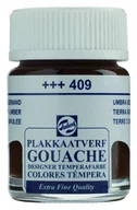Farby i media malarskie - Talens Gouache Extra Fine Farba 16ml 409 Burnt Umb - miniaturka - grafika 1