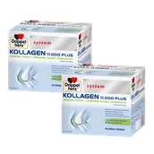 Stawy, mięśnie, kości - Zestaw Doppelherz system Kollagen 11000 Plus, 2 x 30 ampułek - miniaturka - grafika 1