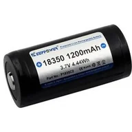 Ładowarki i akumulatory - Akumulator 18350 3.7V 1200mAh 10A Keeppower - miniaturka - grafika 1
