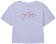 Koszulki dla dziewczynek - Pepe Jeans Koszulka dziewczęca PONS, biała, 18 lat, biały, 18 Lat - miniaturka - grafika 1