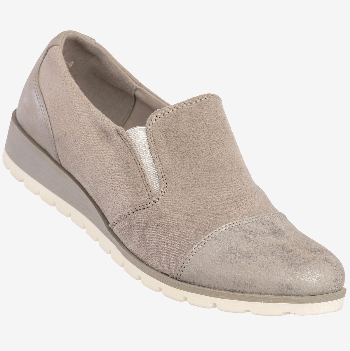 Półbuty Damskie Buty Eleganckie Jezzi Szare RMR1628-4 Szary 40