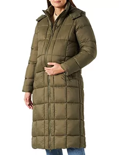 Bluzy damskie - Damska bluza z kapturem Cream Long padded Coat, morski żółw, 38 - grafika 1