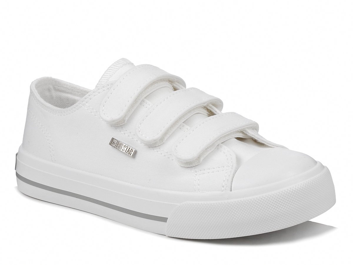 Trampki dziecięce białe tekstylne Big Star TT374169 tenisówki na rzepy-32