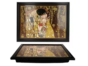 Carmani LAPTRAY - TACA PODSTAWKA NA KOLANA z PODUSZKĄ Gustav Klimt POCAŁUNEK 024-0001 - Części i akcesoria do laptopów - miniaturka - grafika 1