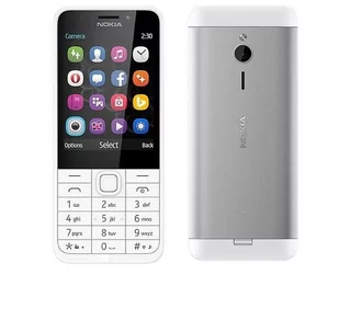 Nokia 230 16MB Dual Sim Srebrny TKOM230DSV - Telefony komórkowe - miniaturka - grafika 2
