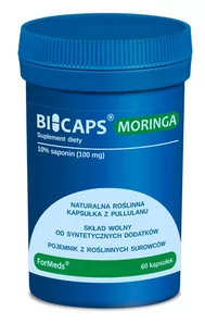 Formeds BICAPS Moringa 1000 mg Ekstrakt 10% Saponin (60 kaps) ForMeds FMS-120 - Suplementy diety - miniaturka - grafika 1