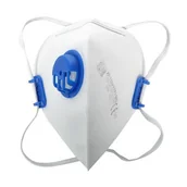 Akcesoria BHP - Maski przeciwpyłowe składane z zaworkiem LAHTI PRO - miniaturka - grafika 1