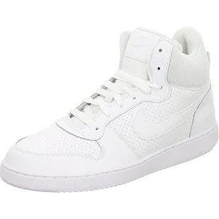 NIKE Court Borough Mid, Wysokie Trampki Męskie, Biały Biały Aa, 47 EU - Trampki męskie - miniaturka - grafika 1