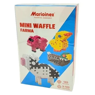 Marioinex Mini waffle Wafle 120szt Klocki Zwierzęta gospodarcze FARMA - Klocki Marioinex Mini waffle Wafle 120szt Klocki Zwierzęta gospodarcze FARMA - Klocki - miniaturka - grafika 1