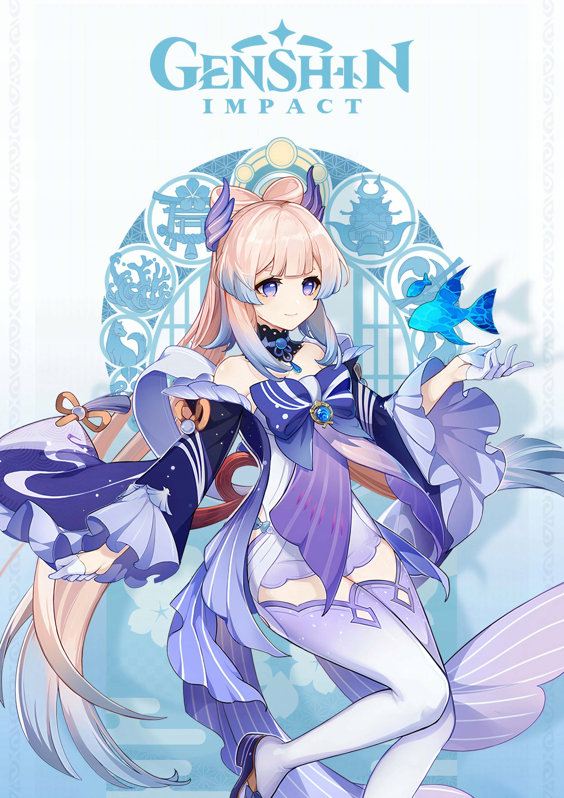 Plakat A1 Genshin Impact Kokomi