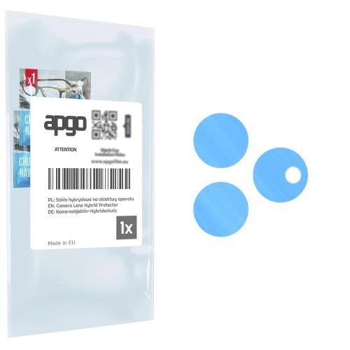 1x szkło hybrydowe na aparat obiektyw kamerę 9H do ZTE Blade V50S - apgo hybrid Camera Lens Protector