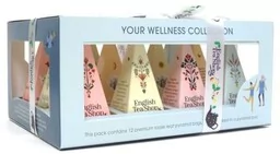 KOLEKCJA HERBATEK OWOCOWO - ZIOŁOWYCH BIO PIRAMIDKI (YOUR WELLNESS - 6 SMAKÓW) (12 x 2 g) 24 g - ENGLISH TEA SHOP - Herbata - miniaturka - grafika 1