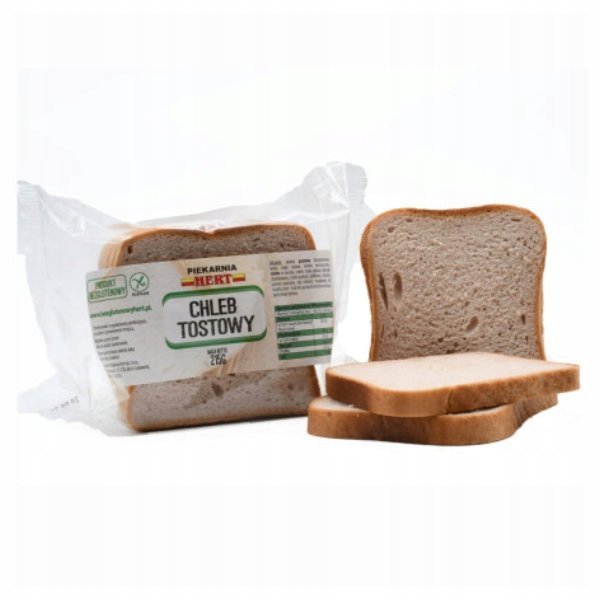 Chleb tostowy bezglutenowy 215g Piekarnia Hert