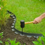 Ogrodzenia - Szpilki ogrodowe, 10 szt., 20 cm, czarne vidaXL - miniaturka - grafika 1