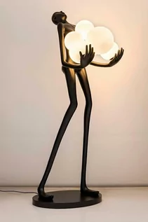 Lampy stojące - King Home Lampa podłogowa HUMAN włókno szklane szkło JL009 - grafika 1