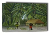Obrazy i zdjęcia na płótnie - Banana Harvest, Henri Rousseau - obraz na płótnie Wymiar do wyboru: 50x40 cm - miniaturka - grafika 1
