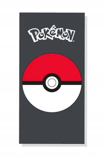 Duży ręcznik bawełniany kąpielowy plażowy 70x140 pokemon pokeball - Ręczniki - miniaturka - grafika 1