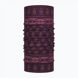 Buff Chusta wielofunkcyjna Merino Lightweight dla dorosłych FRIEZE DEEP PURPLE 126755.603.10.00 - Czapki i chusty sportowe damskie - miniaturka - grafika 1