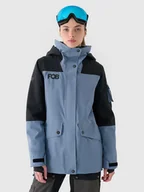 Kurtki narciarskie - Kurtka snowboardowa membrana 10000 damska 4F 4FWAW24TTJAF586-32S Granatowy - miniaturka - grafika 1