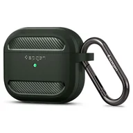Akcesoria do słuchawek - Apple Spigen Etui Spigen Rugged Armor do Opakowania Airpods 3 Military Green - miniaturka - grafika 1