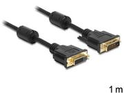 Kable komputerowe i do monitorów - Delock Przedłużacz DVI DVI-D (24+1) 1m dual link - miniaturka - grafika 1