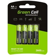 Ładowarki i akumulatory - Green Cell Akumulator Green Cell 4x AA HR6 2600mAh GR01 - miniaturka - grafika 1