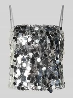 Koszulki i topy damskie - Top krótki z cekinami model ‘CHAYA’ - miniaturka - grafika 1