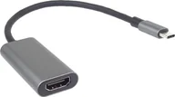 Adaptery i przejściówki - Adapter USB PremiumCord PremiumCord Převodník USB-C na HDMI, rozlišení 4K a FULL HD 1080p, kovové pouzdro - miniaturka - grafika 1