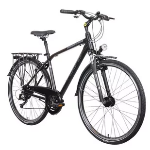 Rower trekkingowy INDIANA X-Road 3.0 M21 28 cali męski Czarno-brązowy - Rowery - miniaturka - grafika 1