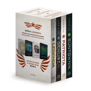 Pakiet: Legenda / Geniusz / Patriota / Buntownik - Literatura popularno naukowa dla młodzieży - miniaturka - grafika 1